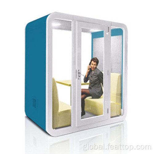 Private Talk Double Office Booth Big Space Double Office Booth Private Talk Hidden Manufactory